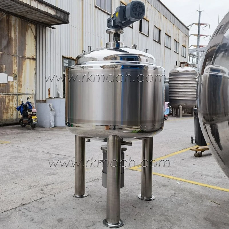 400 Liter SS316L Mixing Homogenizing Tank Cosmetic Mixing Equipment