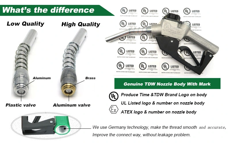 Opw Shape Pressure Sensitive Fuel Oil Nozzle for Oil System (TDW 11B)