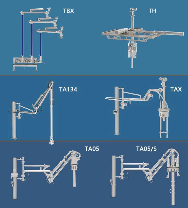 Fluid Loading Arm on Top of Truck Can Move Fuel Land Loading Arm Hydrochloric Acid