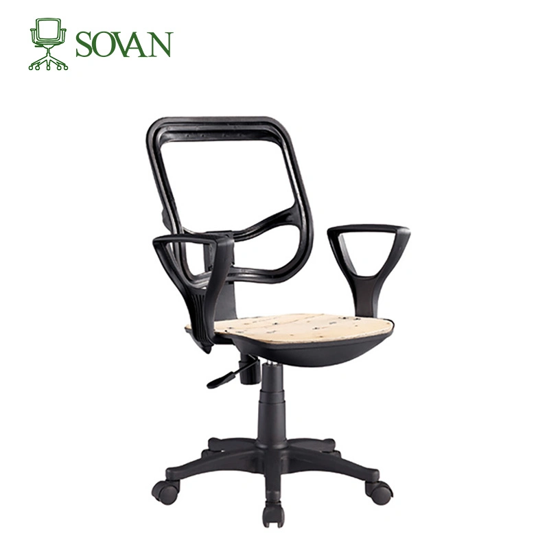 Ergonomic Work Chair Components Back Seat Arms