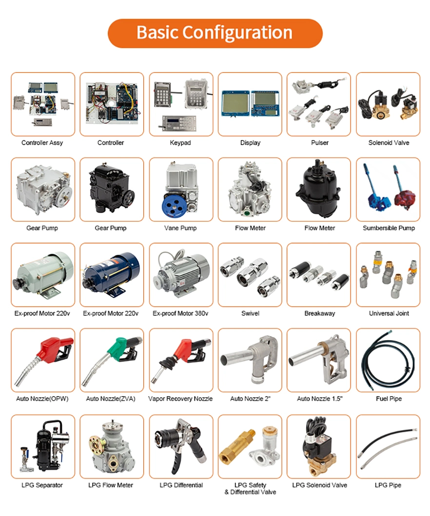 Gas Station Parts Tatsuno Pump Fuel Dispenser Gear Pump Parts