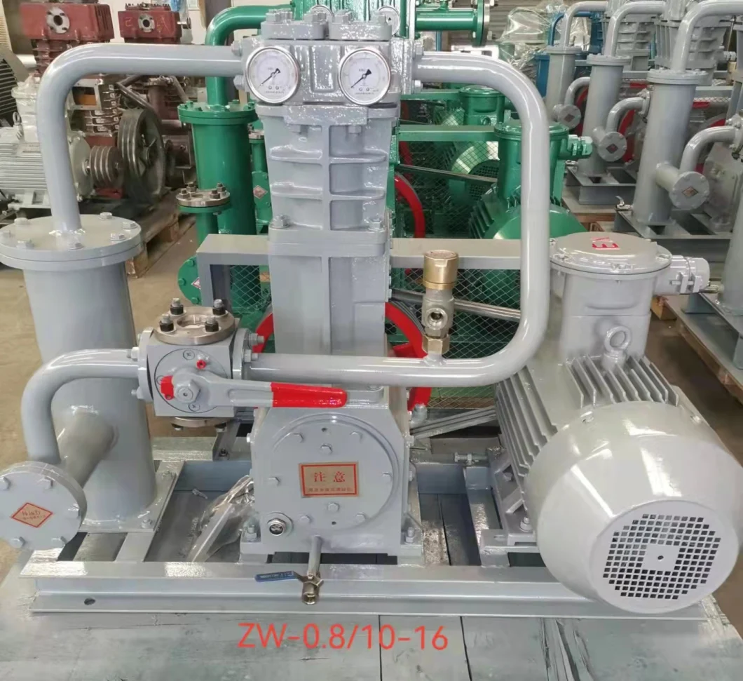 Oil Free Unloading Vapor Recovery LPG Propylene Ammonia Piston Compressor