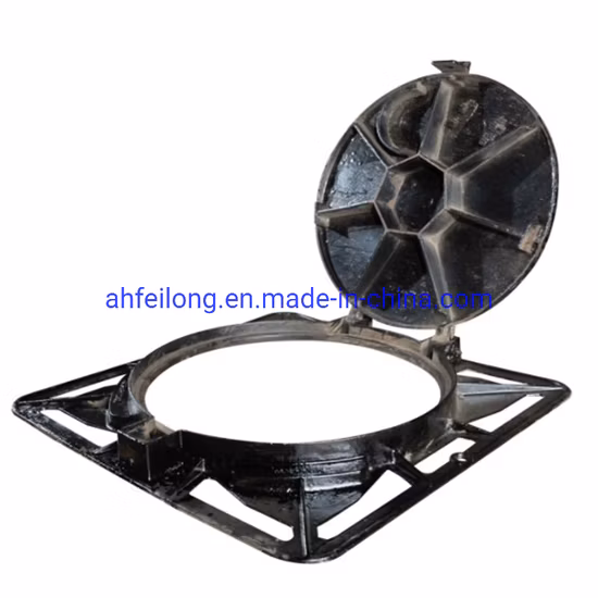  Tapa de alcantarilla de hierro fundido, tapa de alcantarilla de hierro dúctil, tapa de alcantarilla redonda, tapa de alcantarilla cuadrada.  Venta directa de fábrica