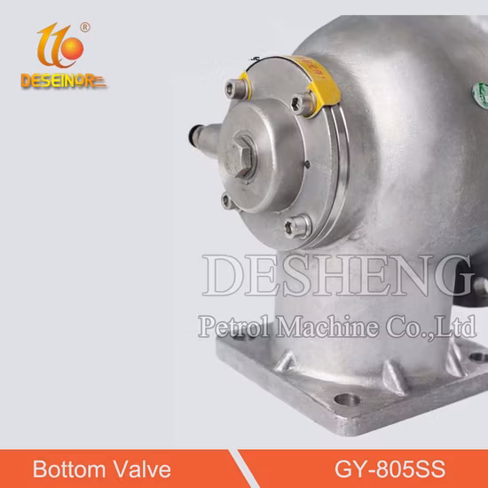 Mayorista Válvula inferior de acero inoxidable Válvula de corte de emergencia para cisterna de combustible Gy-805ss
